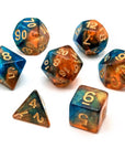 Sunken Treasure | Dice Set - Mint & Mustard
