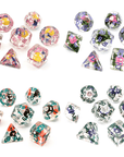 Toadstool Four Seasons | Dice Bundle - Mint & Mustard