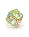 Wisp Aqua | Dice Set - Mint & Mustard