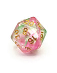 Wisp Rose | Dice Set - Mint & Mustard