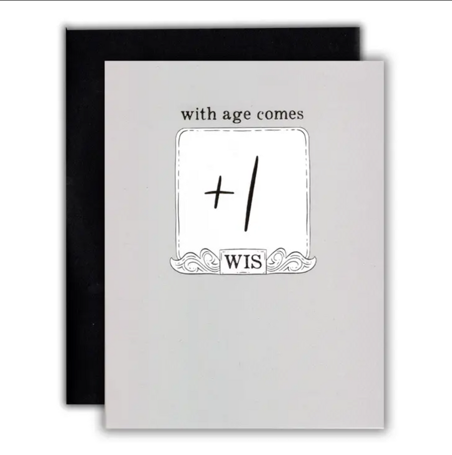 Wisdom +1 | Birthday Card