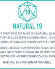 NATURAL 19 - Alchemy Cyan | Dice Set
