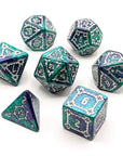 Behemoth Moonstone | Oversized Dice Set - Mint & Mustard