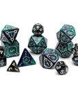 Behemoth Moonstone | Oversized Dice Set - Mint & Mustard