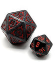 Behemoth Onyx | Oversized Dice Set - Mint & Mustard