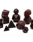Behemoth Onyx | Oversized Dice Set - Mint & Mustard