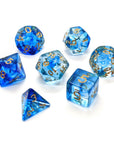 Blue Mist | Dice Set - Mint & Mustard