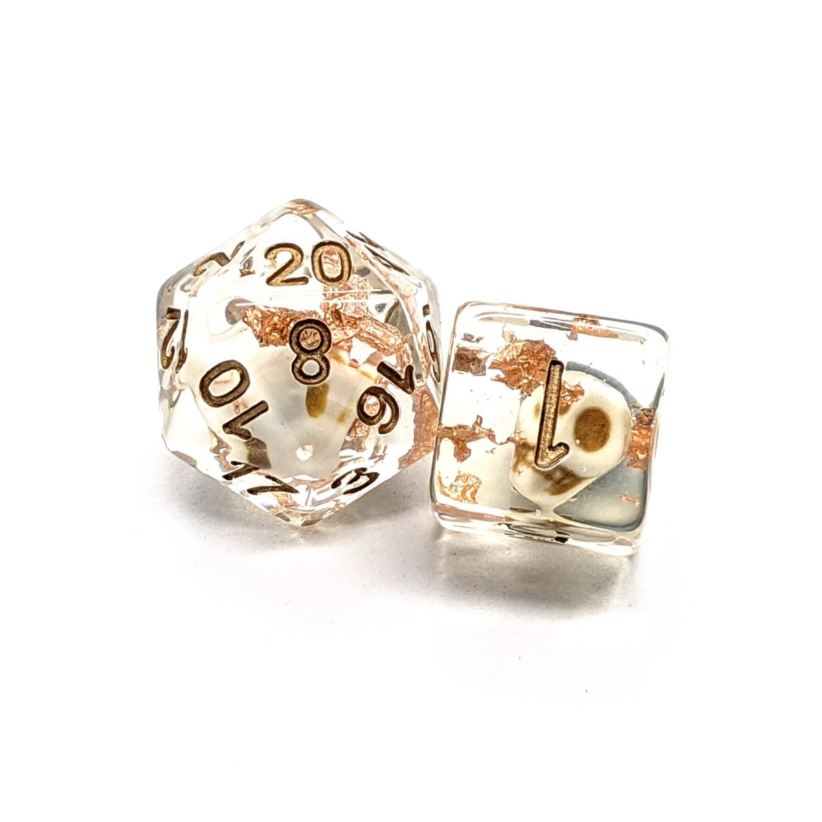 Buried Riches | Dice Set - Mint & Mustard