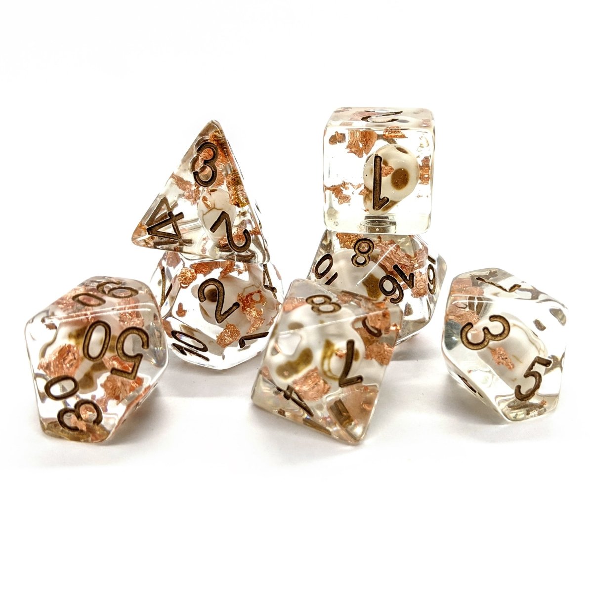 Buried Riches | Dice Set - Mint & Mustard