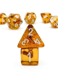 Class Monk | Dice Set - Mint & Mustard