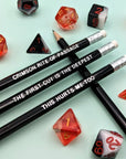 D&D Class Pencil Set | Blood Hunter - Mint & Mustard