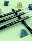 D&D Class Pencil Set | Monk - Mint & Mustard