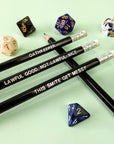 D&D Class Pencil Set | Paladin - Mint & Mustard