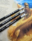 D&D Class Pencil Set | Sorcerer - Mint & Mustard