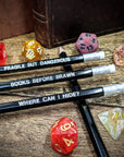 D&D Class Pencil Set | Wizard - Mint & Mustard