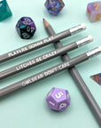 D&D Pencil Set | Monsters - Mint & Mustard