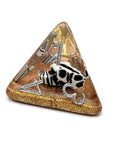 Death in the Desert | Dice Set - Mint & Mustard