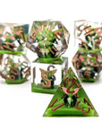 Dice Goblin | Premium Sharp Edge Dice Set - Mint & Mustard