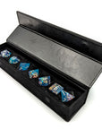 Eldritch Blast | Premium Sharp Edge Dice Set - Mint & Mustard