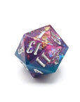 Eldritch Blast | Premium Sharp Edge Dice Set - Mint & Mustard