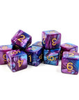 Faerie Dragon | D6 Dice Set - Mint & Mustard