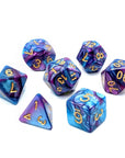 Faerie Dragon | Dice Set - Mint & Mustard
