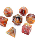Fire Transmutation | Dice Set - Mint & Mustard