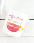 Gilmore Girls Cynicism Mug - Mint & Mustard