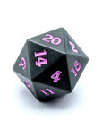 Graphite Violet | Sharp Edged Dice Set - Mint & Mustard