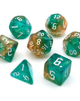 Hunters Mark | Dice Set - Mint & Mustard