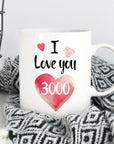 I Love You 3000 Mug - Mint & Mustard