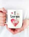I Love You 3000 Mug - Mint & Mustard