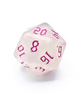 Ice Crystal Pink | Dice Set - Mint & Mustard