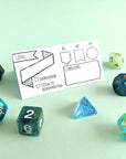 Initiative Tent Cards | Hand Drawn - Mint & Mustard