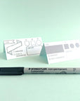 Initiative Tent Cards | Modern - Mint & Mustard
