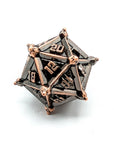 Mace Metal Dice Set | Ancient Copper - Mint & Mustard