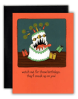 Mimic Cake | Birthday Card - Mint & Mustard