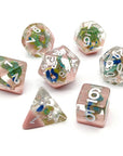 Mollymauk's Peacock | Dice Set - Mint & Mustard