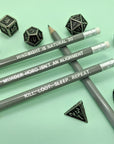 Murder Hobo Pencil Set | Grey - Mint & Mustard