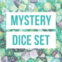 Mystery Dice Set - Mint & Mustard