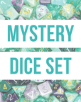 Mystery Dice Set - Mint & Mustard