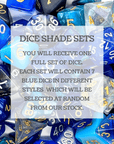 Mystery Dice Shades | Blue - Mint & Mustard