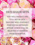 Mystery Dice Shades | Pink - Mint & Mustard