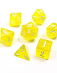 NATURAL 19 - Alchemy Cadmium | Dice Set - Mint & Mustard