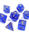 NATURAL 19 - Alchemy Cobalt | Dice Set - Mint & Mustard