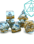 NATURAL 19 - Paradise | Dice Set - Mint & Mustard