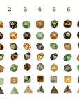 Nott Dice Palette | Mighty Nein - Mint & Mustard
