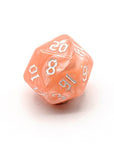 Peach Pearl | Dice Set - Mint & Mustard