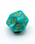 Pistachio Pearl | Dice Set - Mint & Mustard