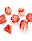 Red Mist | Dice Set - Mint & Mustard